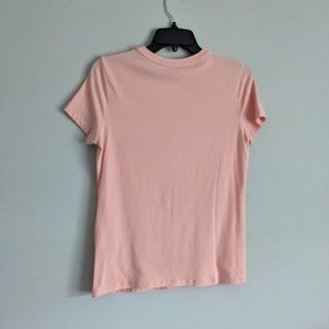 Peach Nautica T-shirt Classic Short Sleeve in a size Small